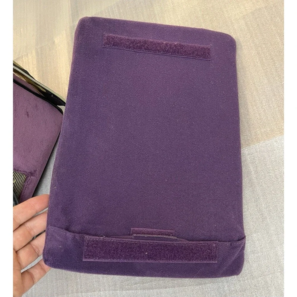 Pet Carrier Juicy Style Royalty Purple Velour Gold Mesh Small Dog Cat Travel Bag